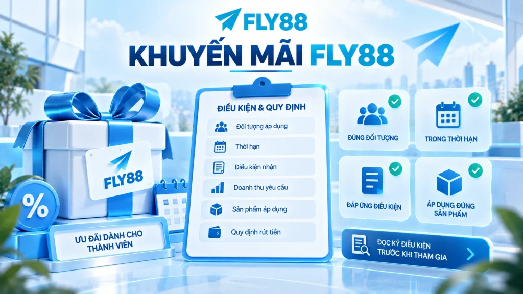 Các điều kiện cần kiểm tra trước khi tham gia khuyến mãi FLY88