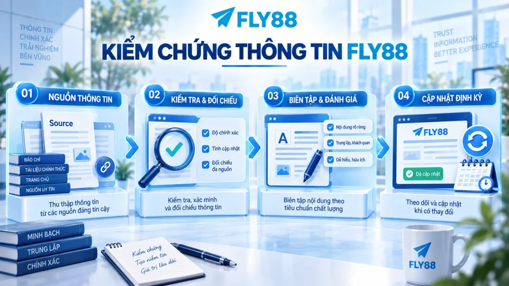 Quy trình kiểm tra, rà soát và cập nhật thông tin FLY88